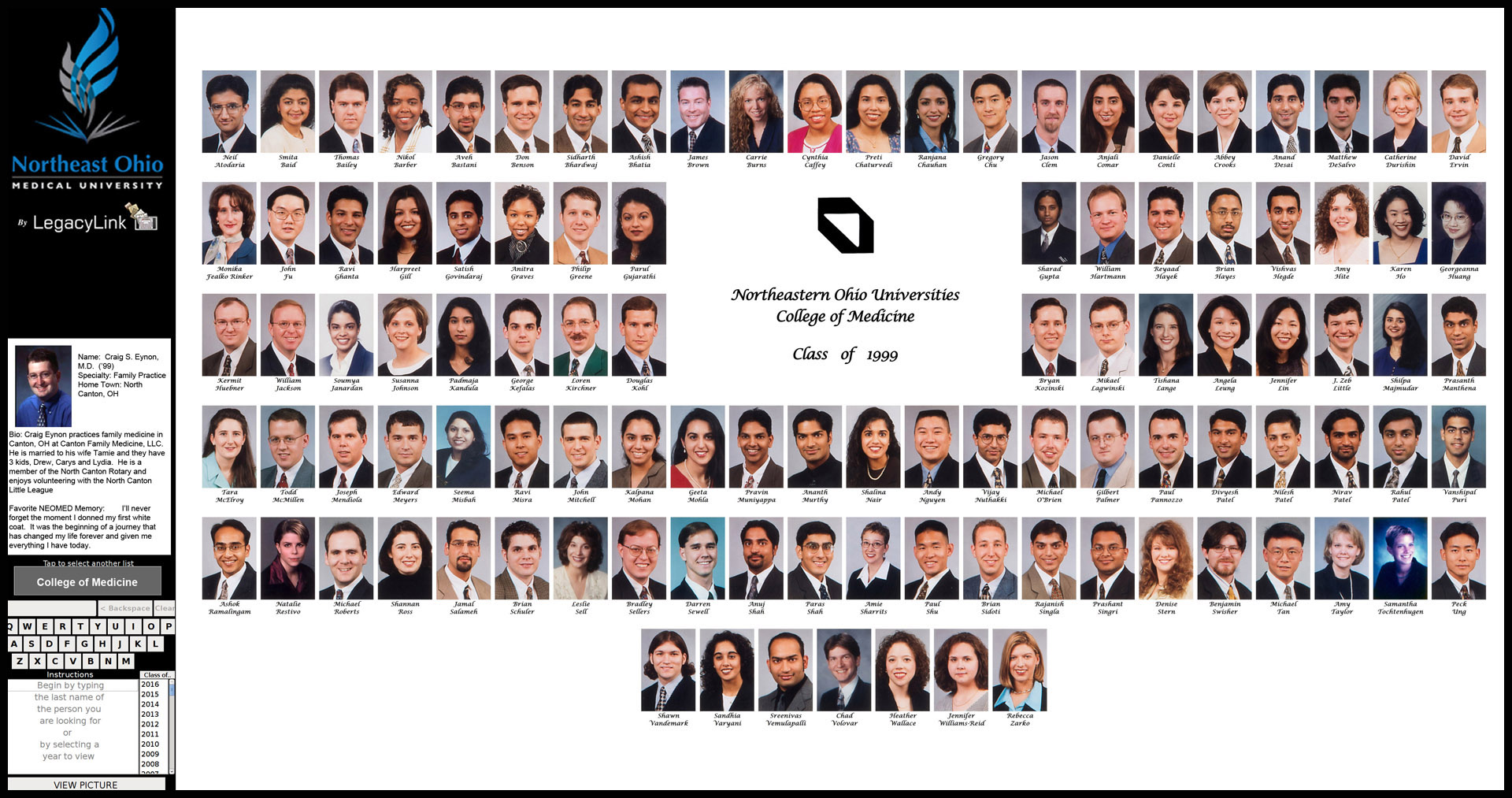 LL Screen with Personal Info